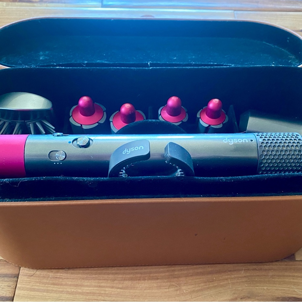 Dyson Pink and Gray Hair Tool Set